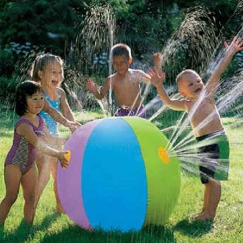 Игрушки для ванной надувной водяной спрей игрушка ванны детская мяч ПВХ летняя