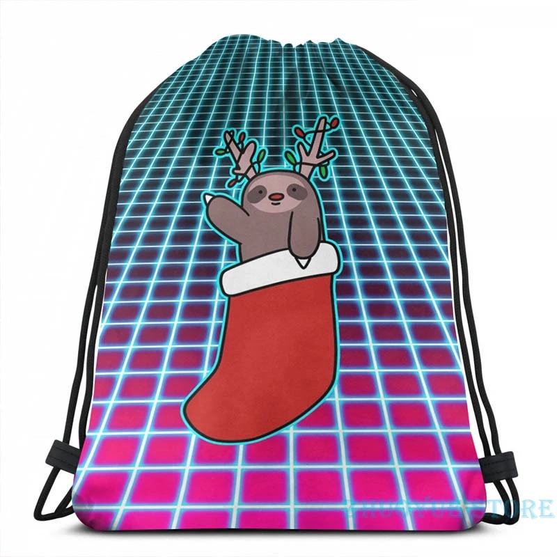 Забавный рюкзак с принтом оленей USB-зарядкой Vaporwave для мужчин и женщин школьные