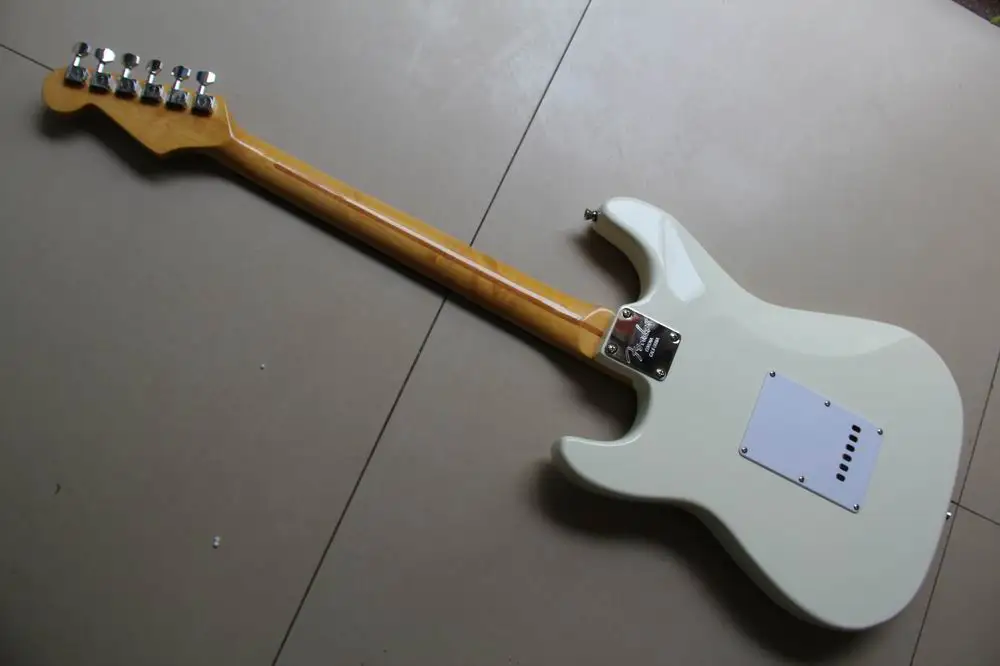 Бесплатная доставка новое поступление модель STR электрическая гитара кремового