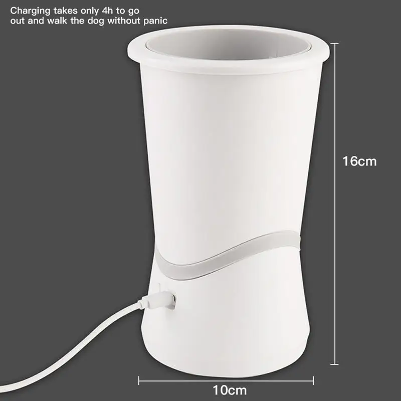 Собака приспособление для очистки лап чашки Портативный ПЭТ быстро мыть грязные