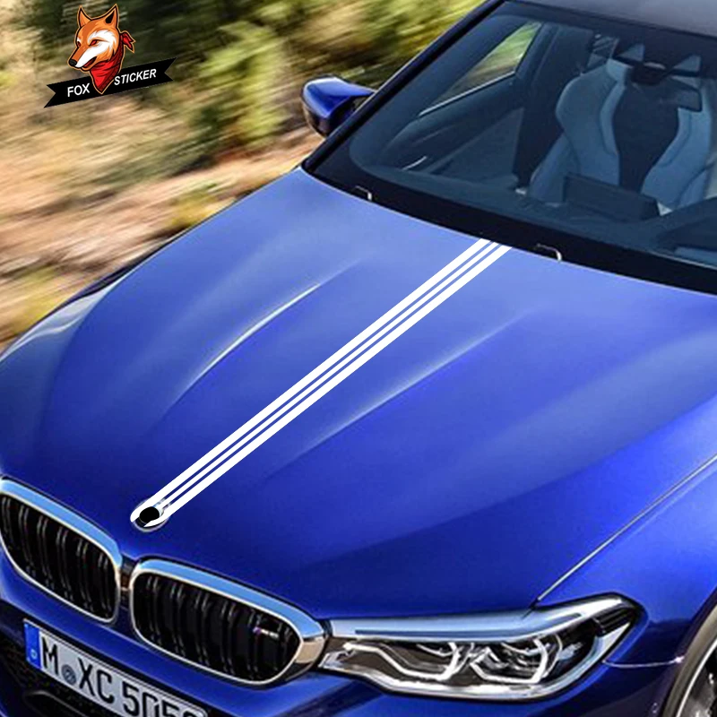 1 шт. капюшон в полоску наклейки Grapphics Виниловая пленка для оклеивания