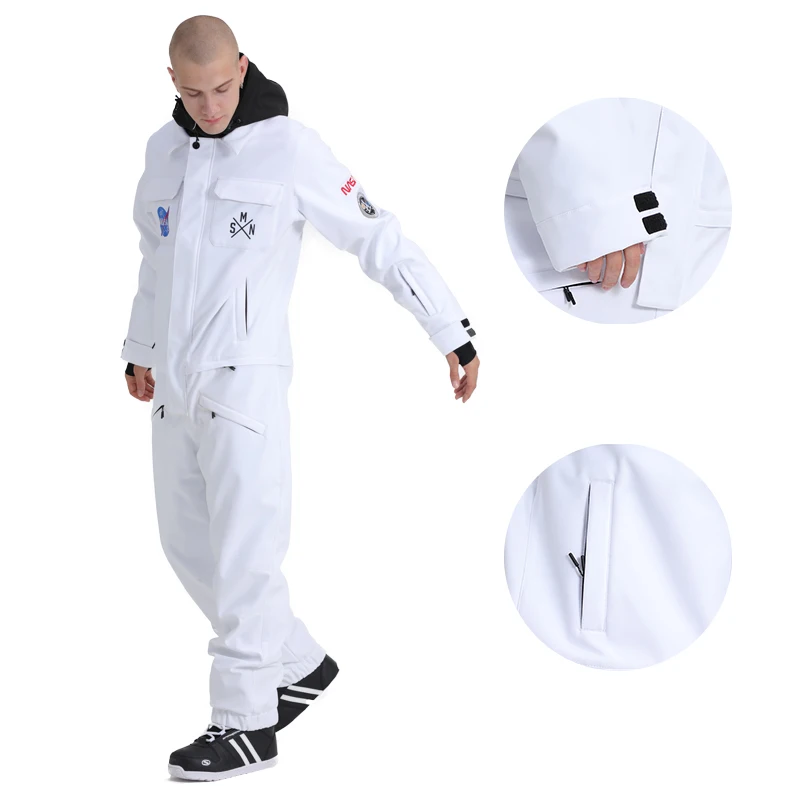 -30 лыжный костюм куртка цельный унисекс комбинезон для сноуборда Зимний
