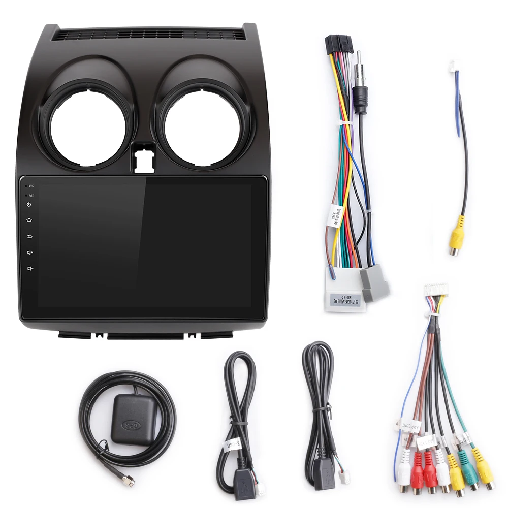 9 &quot2din Android 10 1 автомобильный мультиmidia видео плеер GPS навигация для Nissan Qashqai J10 2006