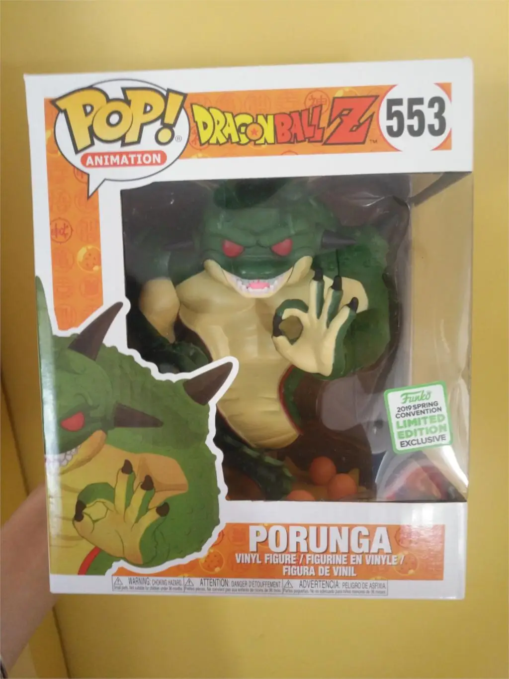 Funko Pop Dragon Ball Z 553 Dragon PORUNGA виниловые фигурки модель игрушки