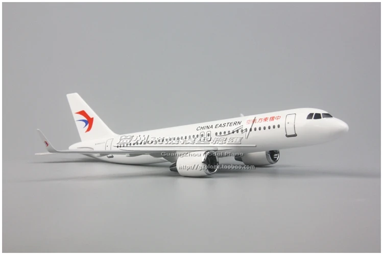 19 см China East Airlines Airbus A320 новый логотип B-1610 пластиковая модель самолета