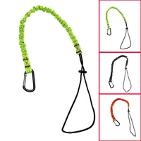 sup paddle leash with carabiner safety kayak rowing boat fishing rod pole coiled lanyard cord tie rope