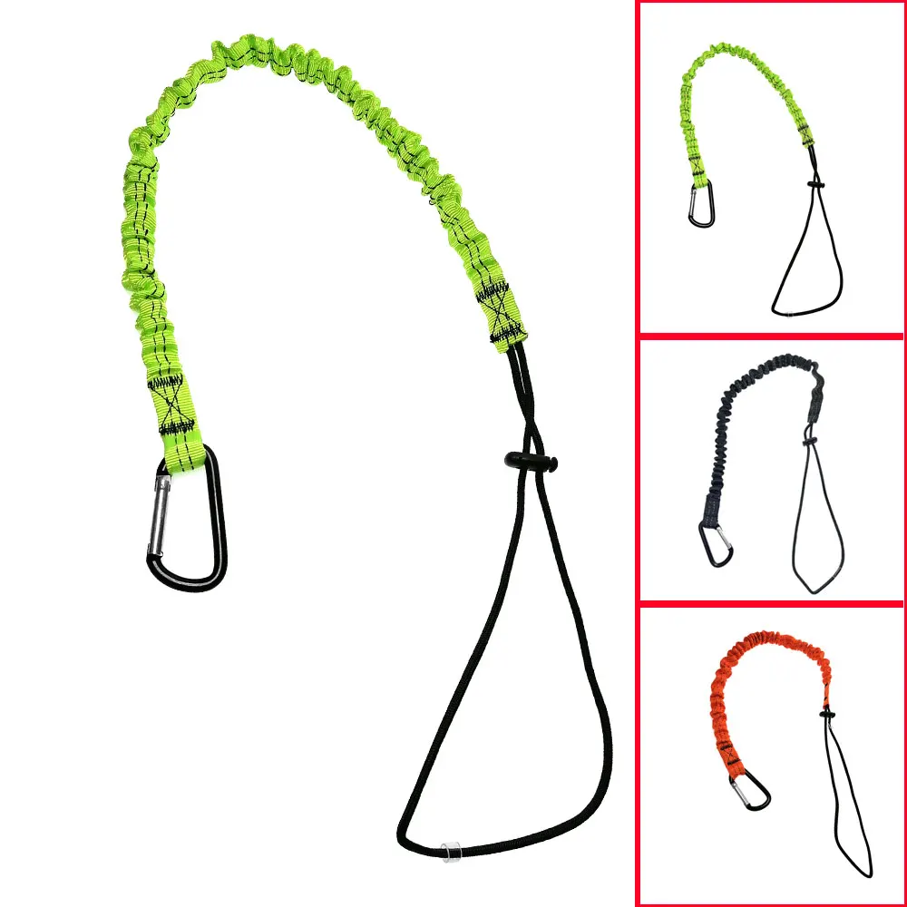 Поводок SUP Paddle с карабином, Безопасный шнур для Каяка, гребли, лодки, удочки, Спиральный шнур, шнур, веревка - изображение