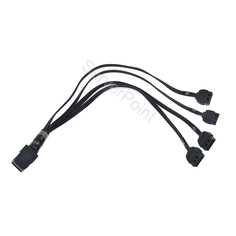 Оригинальный кабель для HP 1ft SFF-8087 Mini SAS 1 к 4 SATA Female Cable 483508-003 Z620 Z640 Z820 Z840 Raid |