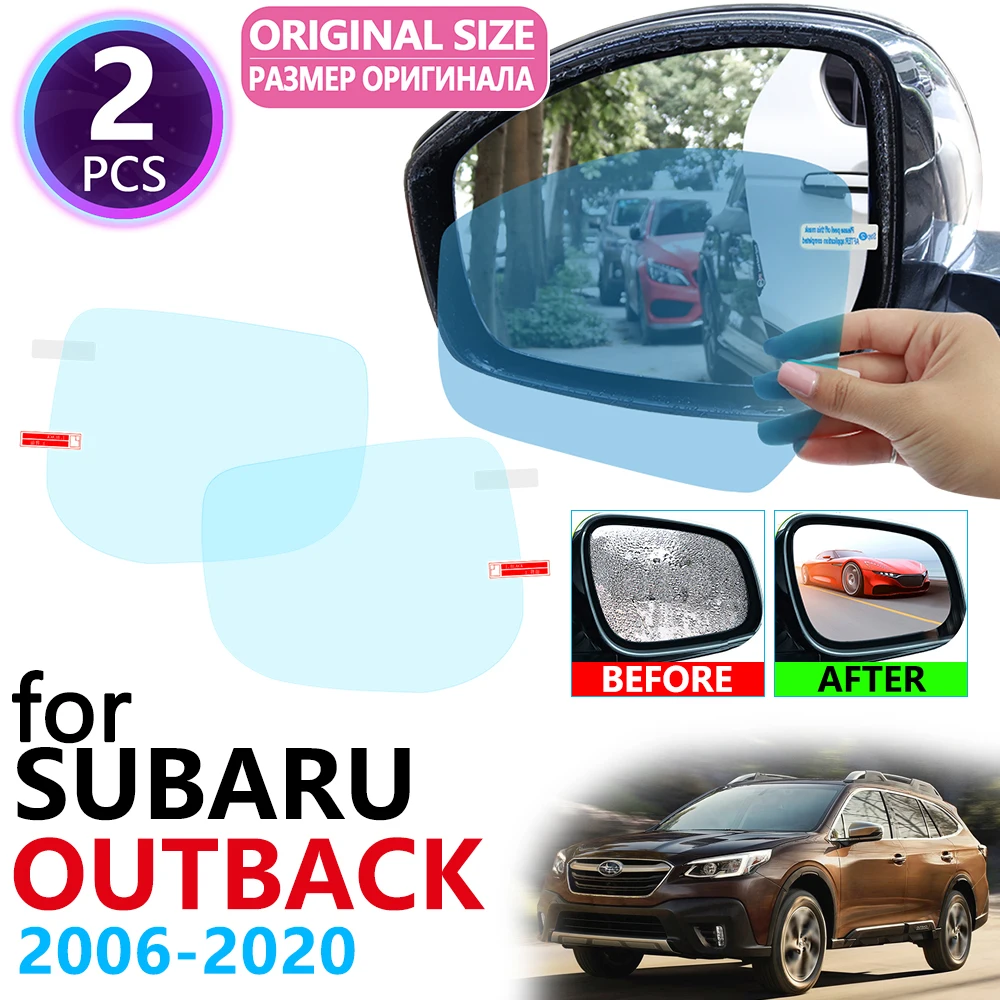 Для Subaru Outback WRX STI 2006 ~ 2020 полное покрытие зеркало заднего вида непромокаемая