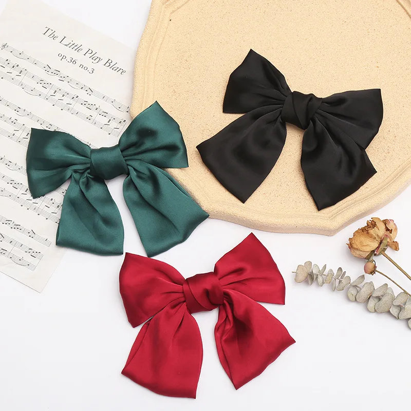 

The new top bowknot hairpin clip Zhou Yangqing sweet fairy back web celebrity hairpin headdress wholesale