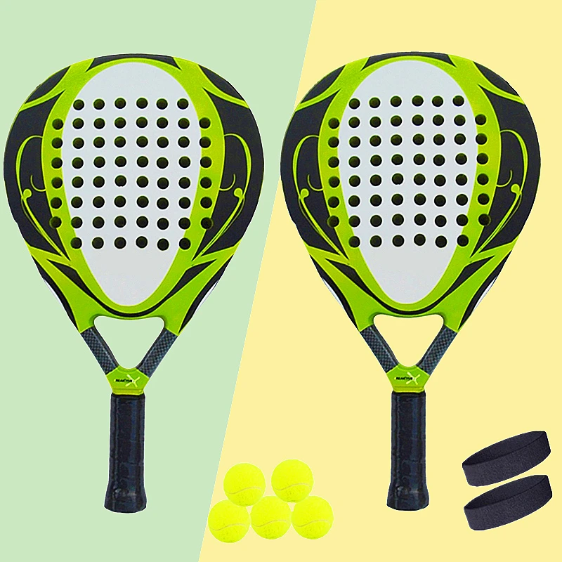 

Adult Professional Full Carbon Beach Tennis Paddle Racket Soft EVA Face Raqueta with Bag All-volley Tennis -40 tennis string