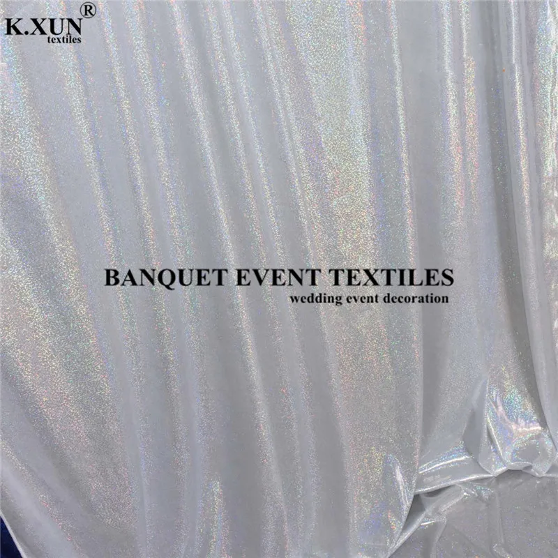 Лазерный серебристый голографический тканевый фон для фотографий размером 5 х6
