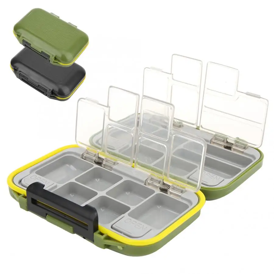 Двусторонний ящик для рыболовных снастей из АБС пластика водонепроницаемый