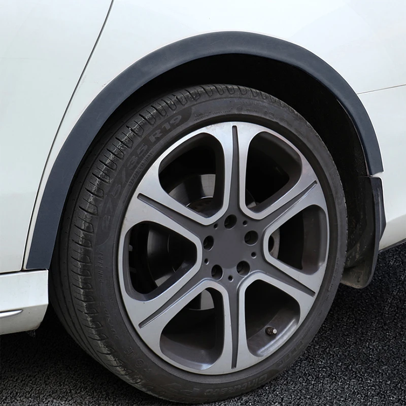 4 шт./компл. мягкое сиденье автомобиля Fender Flare расширение колеса для бровей протектор полосы автомобильный колесный арки отделка Автомобильная Декоративная полоса наклейки