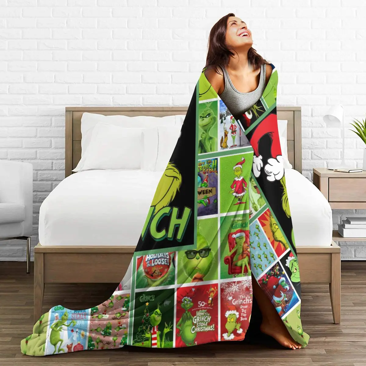 

Ultra Soft Sofa Blanket Cover Blanket Cartoon Cartoon Bedding Flannel plied Sofa Bedroom Decor for Children and Adults 71