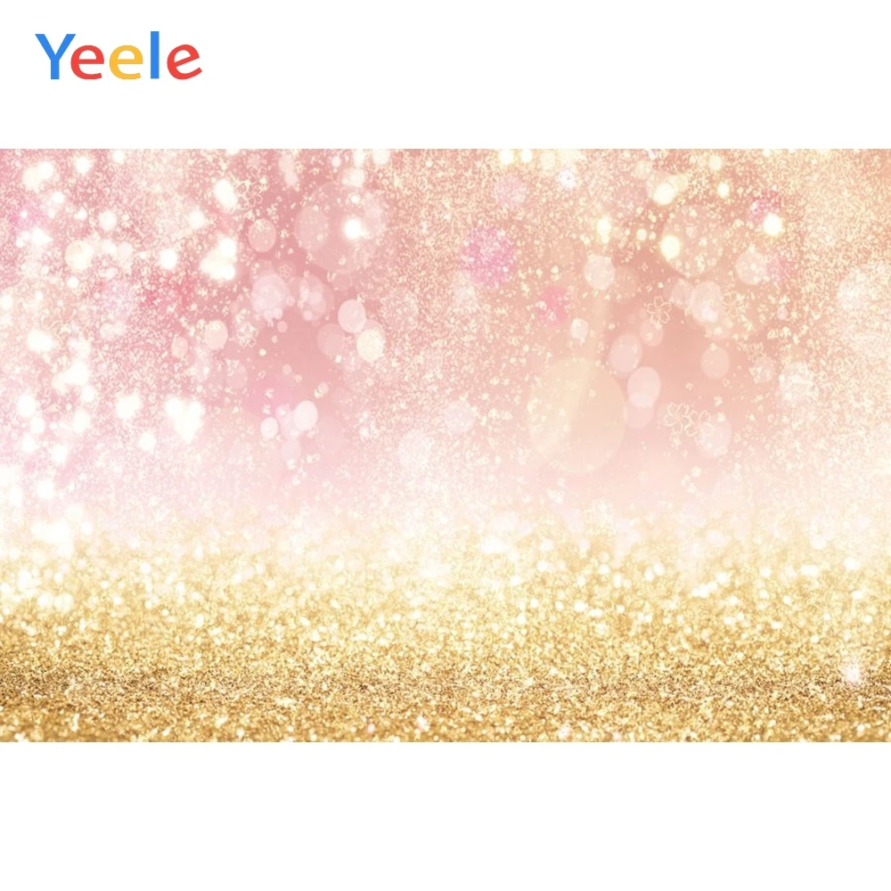 Блестящий розовый белый синий серебристый золотой горошек светильник Bokeh