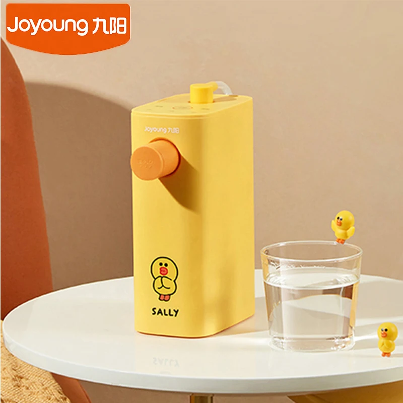 

Joyoung Mini Water Dispenser Cute Desktop Drinking Fountain 3S Fast Heating Portable Self Pump Electric Kettle 220V With Tank