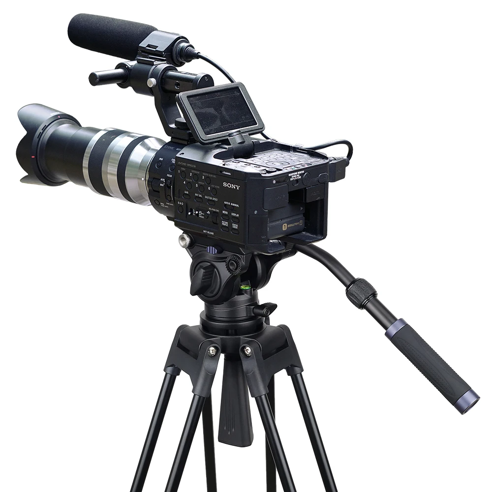 Панорамная головка штатива гидравлическая жидкая видеоголовка для монопод DSLR