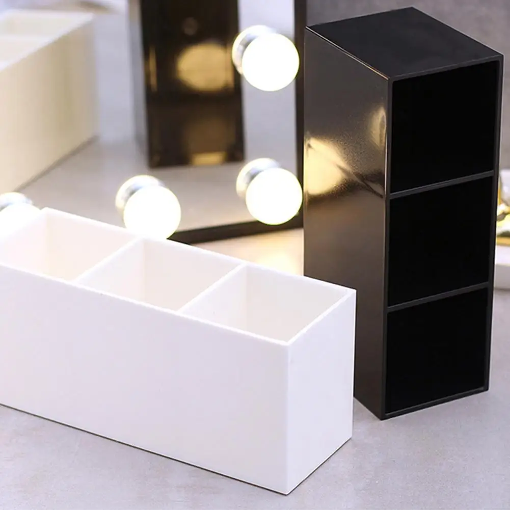 3 отсек Косметические кисти для хранения Контейнер набор кисточек макияжа коврик