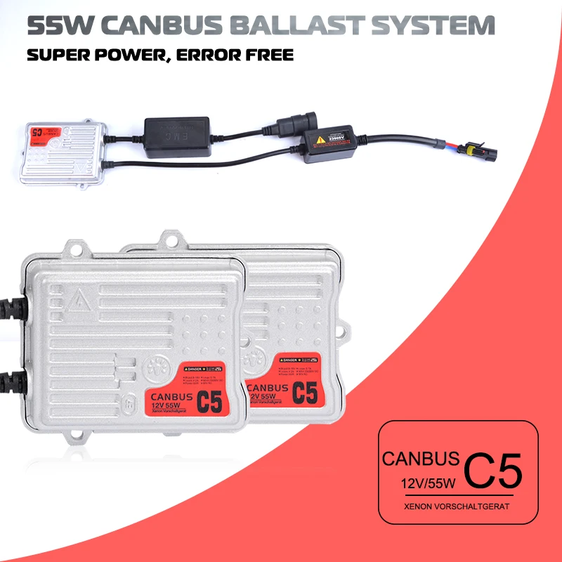 Комплект Ксеноновых конверсионных фар AC 55 Вт балласт Canbus 12 В H1 H3 H7 H11 9005 HB3 9006 HB4 H4