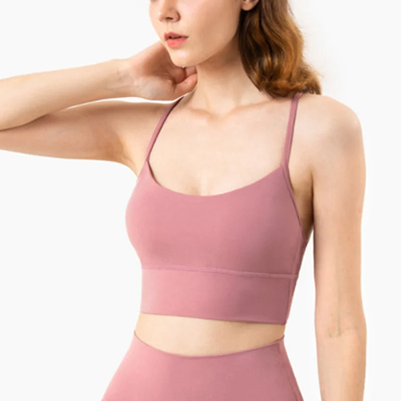 High-intensity Sports Shockproof Gathered Y-shaped Beautiful Back Women Tank Tops