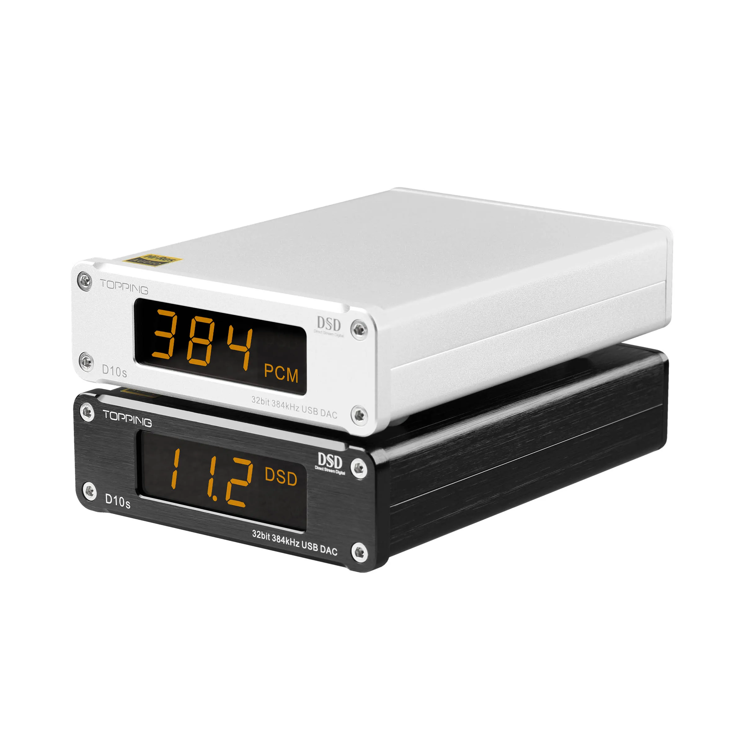 Усилитель звука TOPPING D10s MINI USB DAC XMOS XU208 ES9038Q2M DSD256 PCM 384 кГц|Цифро-аналоговые