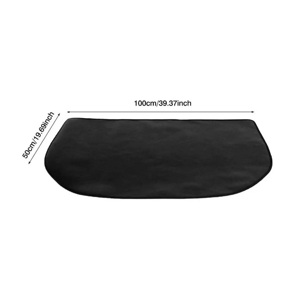 

Fireplace Basin Fire Pad Fire Blanket 50X80cm / 50X 100cm Black Fire Mat Barbecue Protected Floor Terrace