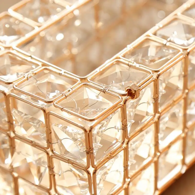 Новый искусственный кристалл тканевый ящик Туалетный столик/туалетный столик и