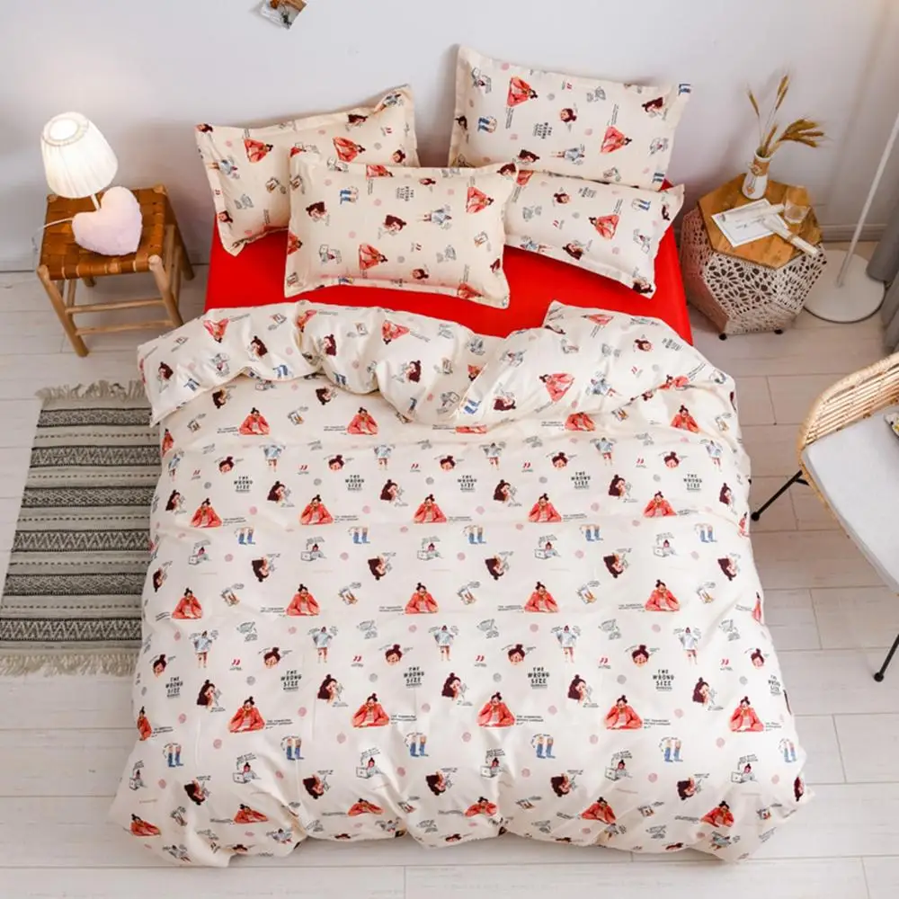 Комплект постельного белья для взрослых с пододеяльником/пододеяльником и