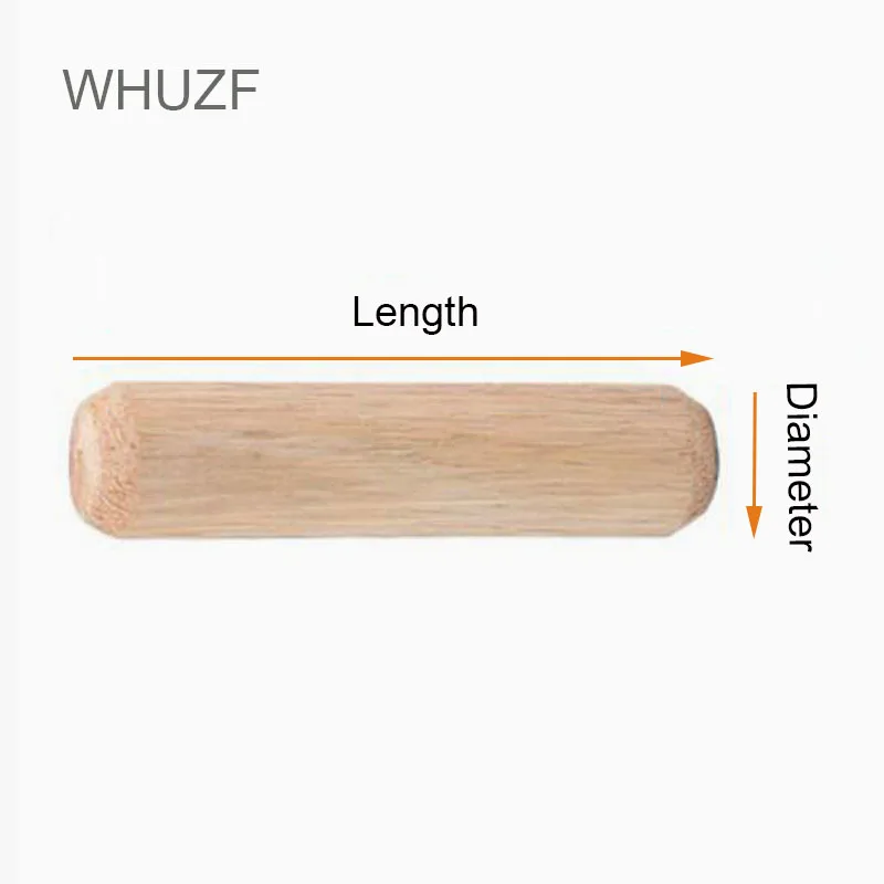 WHUZF 50/100 шт. M6/8/10 мм деревянный дюбель ящик искусственная древесина булавки набор