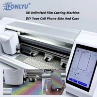 free unlimited hydrogel film cutting machine cell phone screen protector cutter hydrolic sheet plotter for devia sunshine skins