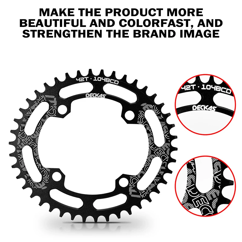 

Передняя звезда с узкими широкими зубьями, Ультралегкая звезда из алюминиевого сплава с одной звездой для велосипеда PSEN999