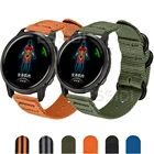 Спортивный нейлоновый ремешок для Garmin Vivoactive 3 4, ремешок для женских и мужских часов, браслет-петля для пришителя 2 S Sq Forerunner 245 645, 18 20 22 мм