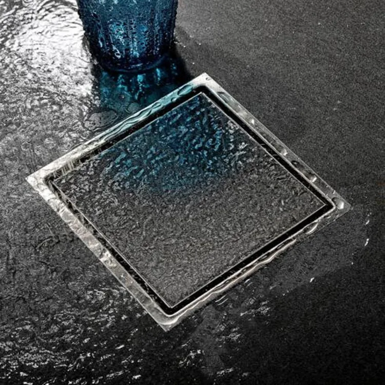 Бесплатная доставка слив для плитки квадратный Слив пола решетки ванной комнаты