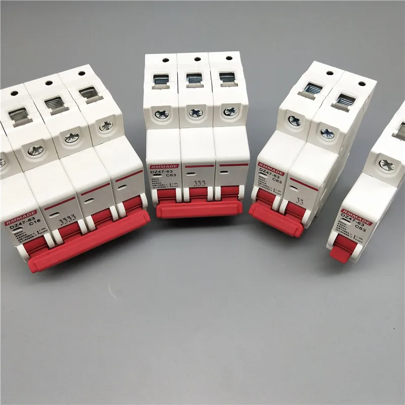Встроенный мини выключатель DZ47 1P 2P 3P 4P 1 шт. миниатюрный бытовой