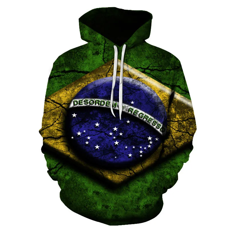 

The latest men's hoodie in 2021, retro 3D printing pullover, stylish and beautiful hooded pullover unisex clothing
