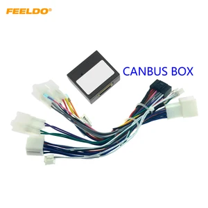 Автомобильный аудио 16pin Проводной адаптер FEELDO с Canbus для Lexus RX300Harrier(98-03) Android стерео Установка # HQ6770
