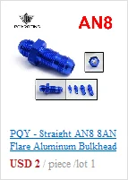 Штыревой AN6 до 1/2 NPT 1/4 NPT 3/8NPT M10* 1,5 M20* 1,5 прямой адаптер, фитинг для автоматического шланга, фитинг для мужского масляного охладителя