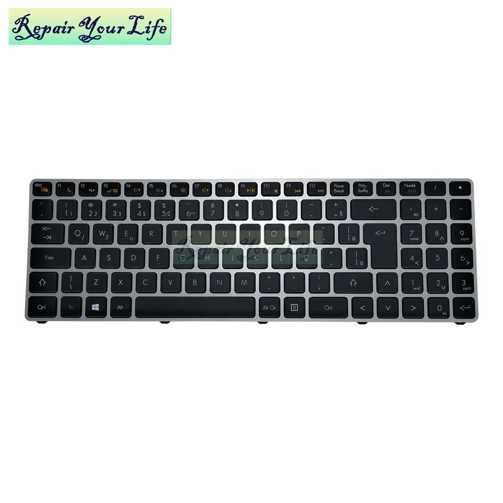 

Notebook BR Brazil Portuguese Keyboard Brazilian keyboards for Hasee K570C K610D1& Avell B153 Plus For Quanta TWD TWS Free ship