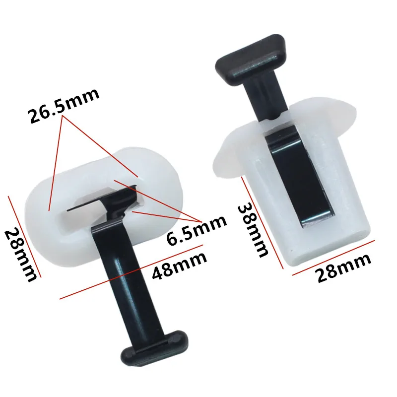 

For Tucson Accent Elantra Sonata Kia Sportage Forte Optima Rio Cerato K5 K2 KX5 K3 Rear Seat Clip Auto Plastic Fastener