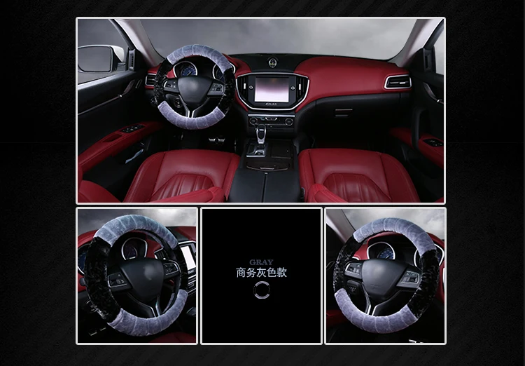 Плюшевый теплый автомобильный чехол на руль из искусственного меха для mitsubishi montero outlander 3 xl pajero 2 3 4 sport space star