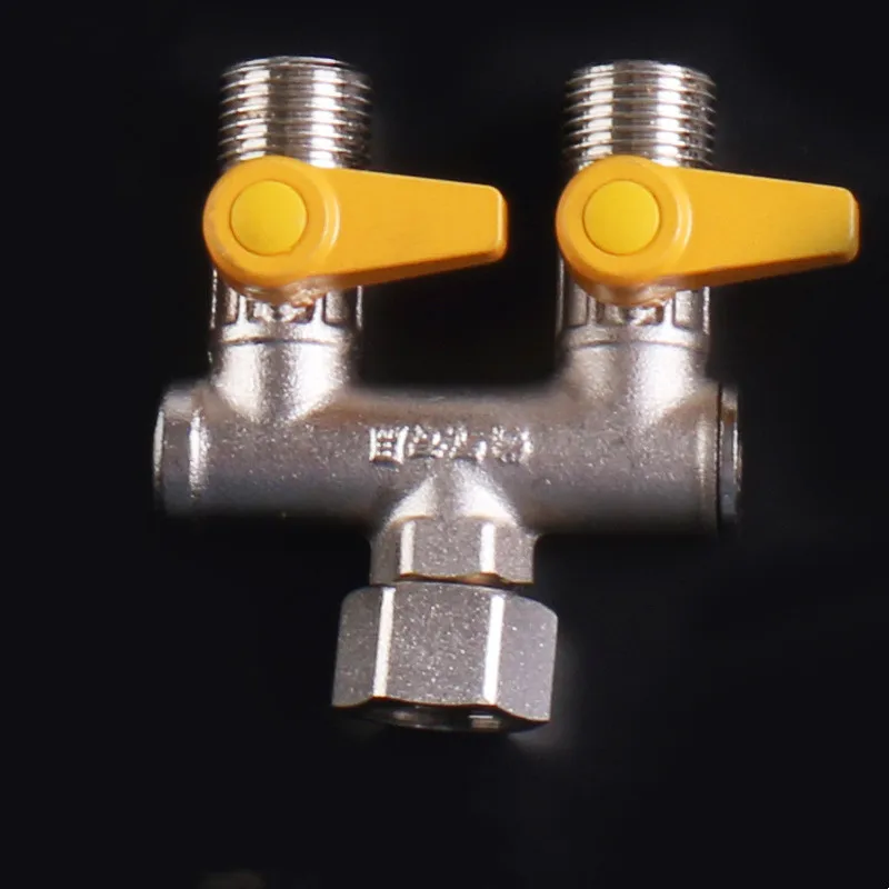 

4-точечный шаровой кран для газа, природного газа, бытовой пагоды, головка, одноразъемный клапан, внутренний и внешний, ленточный, сиденье, газовый переключатель