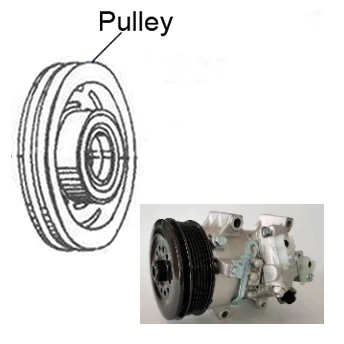 Шкив сцепления для компрессора автомобиля TOYOTA COROLLA Auto AC 883101A660 |