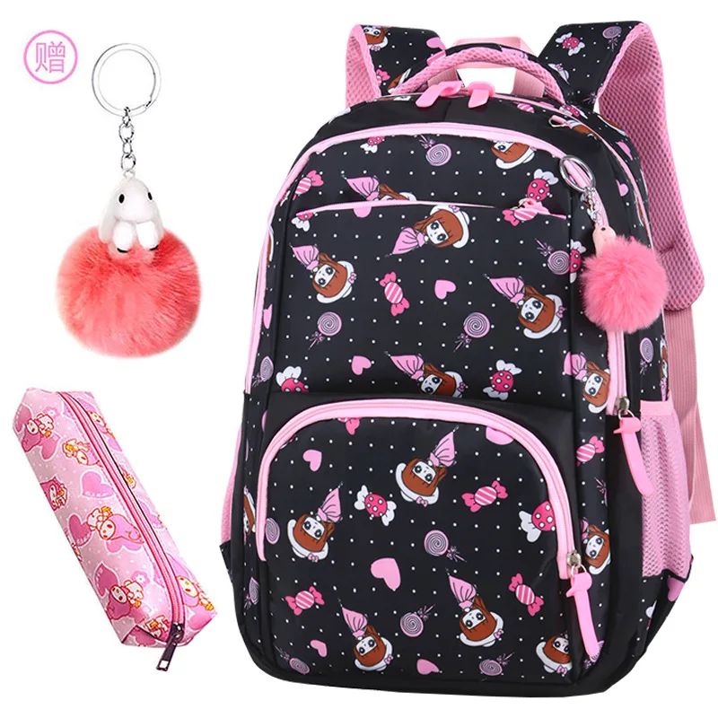 

Waterproof Children School Bags For Girls Kids Cartoon Primary School Backpacks princess Schoolbags Kids Mochila Infantil Zip