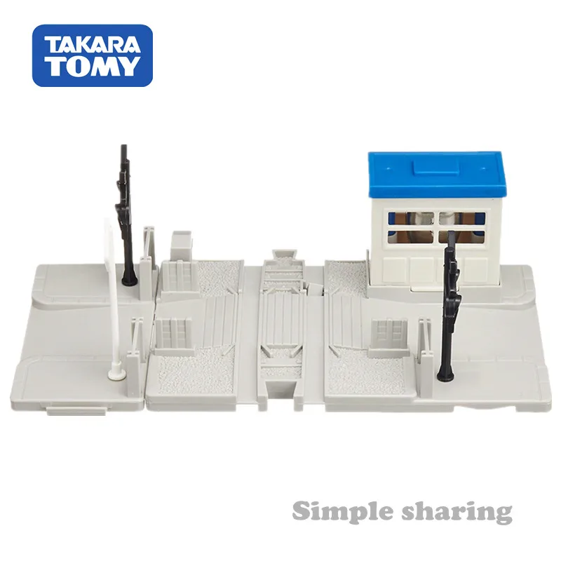Takara Tomy Tomica железной дороги аксессуар J 18 небольшой перекрёсток Playset коробки