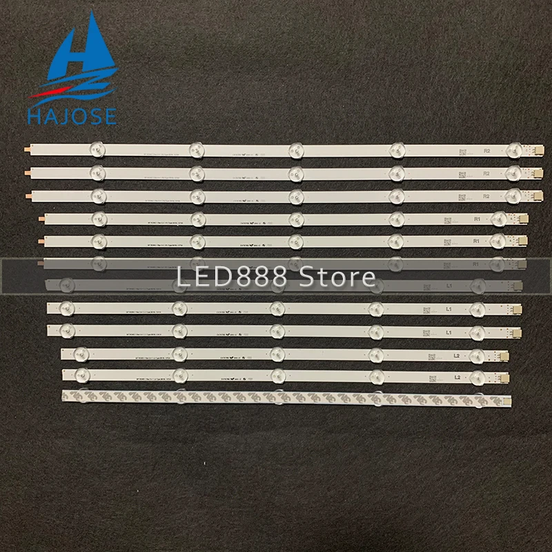 Светодиодный Подсветка полоса лампа для LG 50 &quotROW2.1 REV 0 4 50LN575S LC500DUE (доставка SF