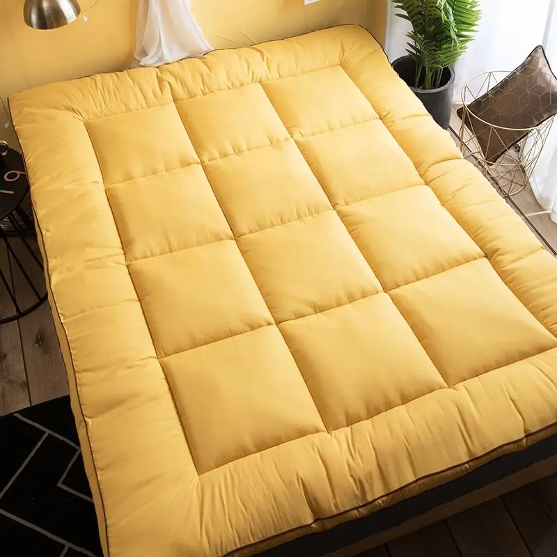 구매 접이식 바닥 슬리핑 매트 매트리스 다다미 매트리스 기숙사 싱글 더블 매트리스 그라운드 플로어 접이식 미끄럼 방지 매트면