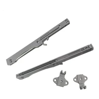 2pclot automatic retracting drawer slides sliding door buffer damper furniture fittings guide rail hardware accessories
