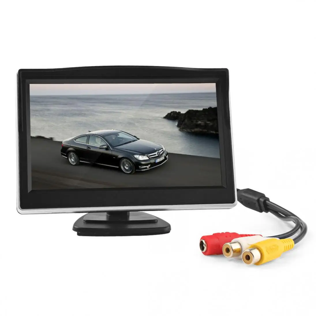 5 дюймовый TFT LCD цифровой монитор заднего вида ЖК дисплей с фронтальной диафрагмой