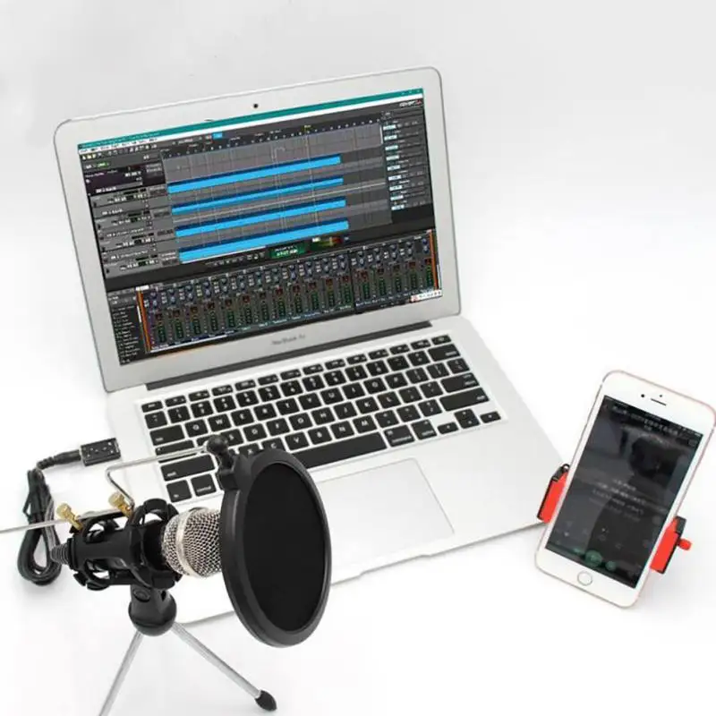 11 мини настольный конденсатор микрофон Plug and Play Home Studio Podcast Запись для домашнего